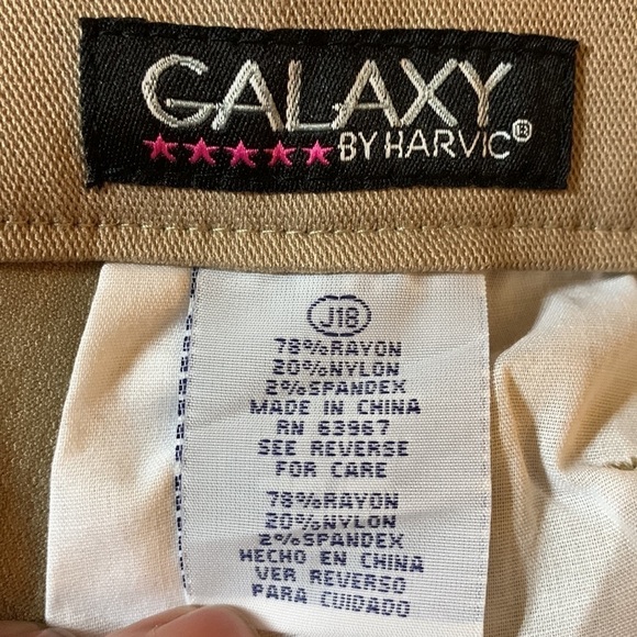 Galaxy by Harvic Stretch Khaki pants Size J18, New With Tags - Picture 5 of 8